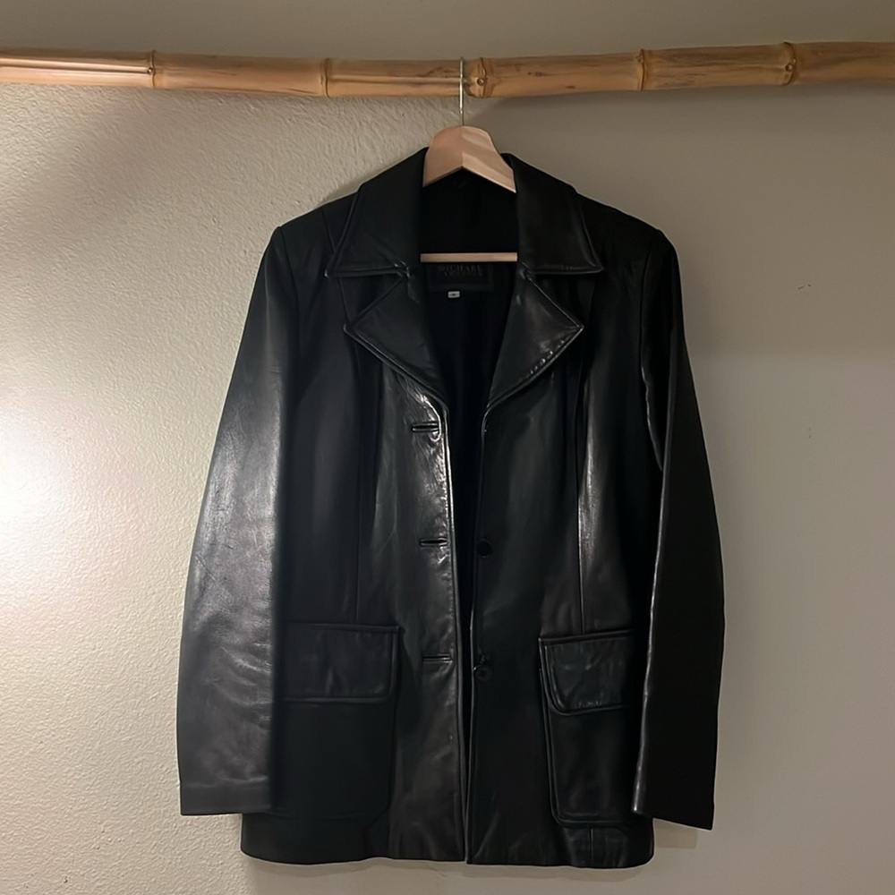 Gorgeous Michael Lawrence Leather Jacket